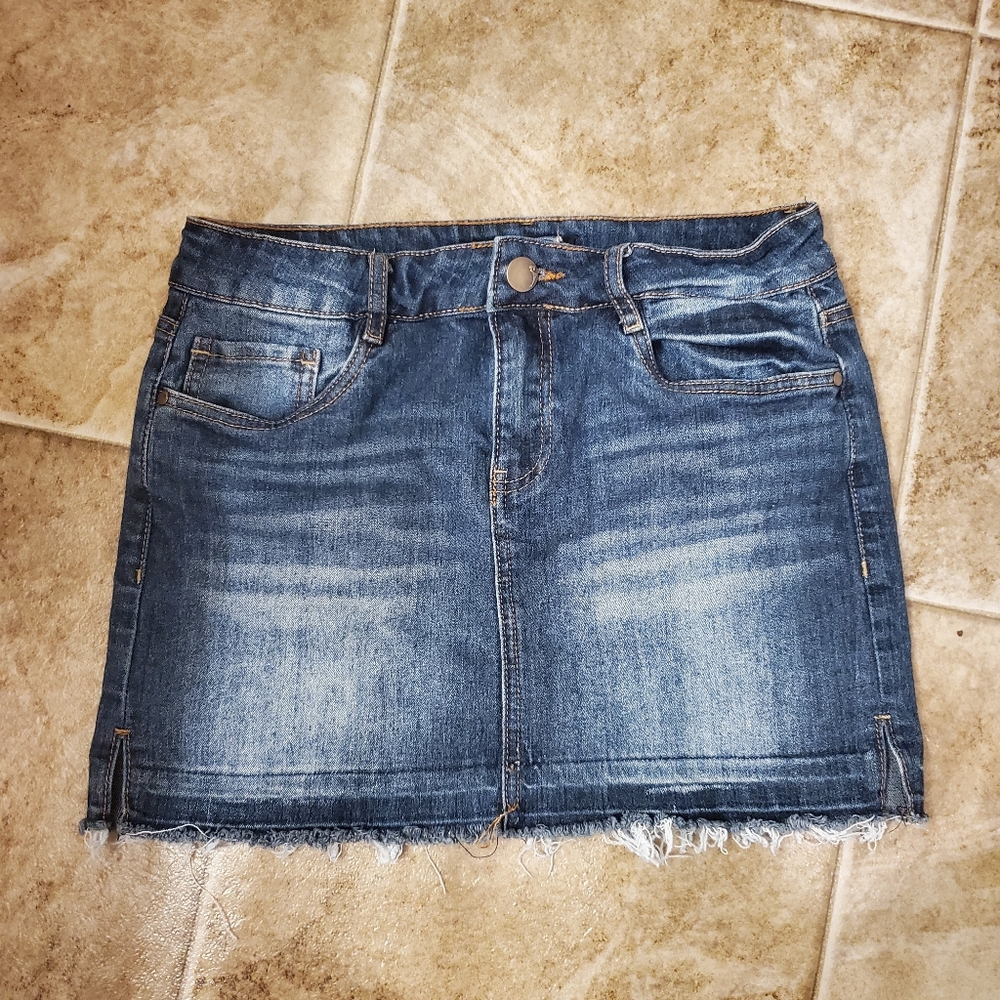 Dollhouse Denim Mini Skirt